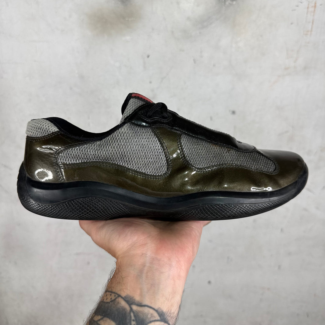 Prada Bronze/Oil Patent Americas Cup