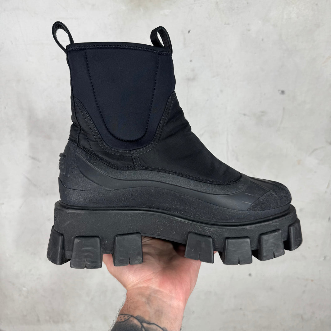 Prada Monolith Duck Boots