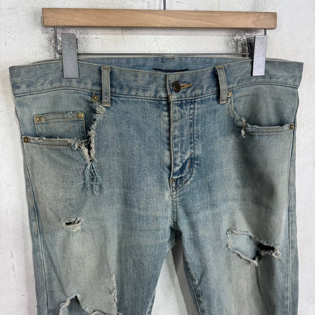 Saint Laurent D02 Crash Denim