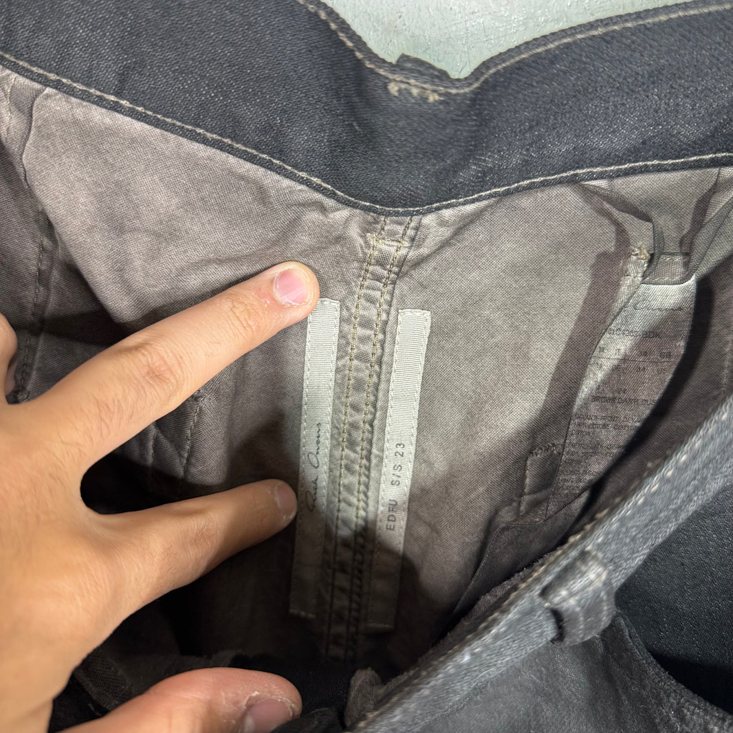 Rick Owens EDFU Degrade Open Shorts