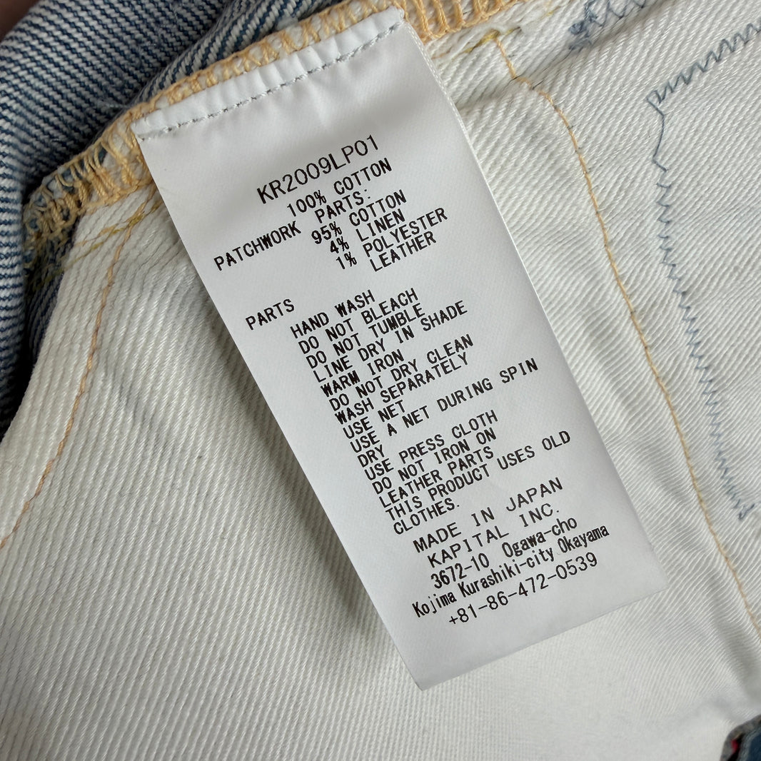 Kapital Patchwork Flared Jeans