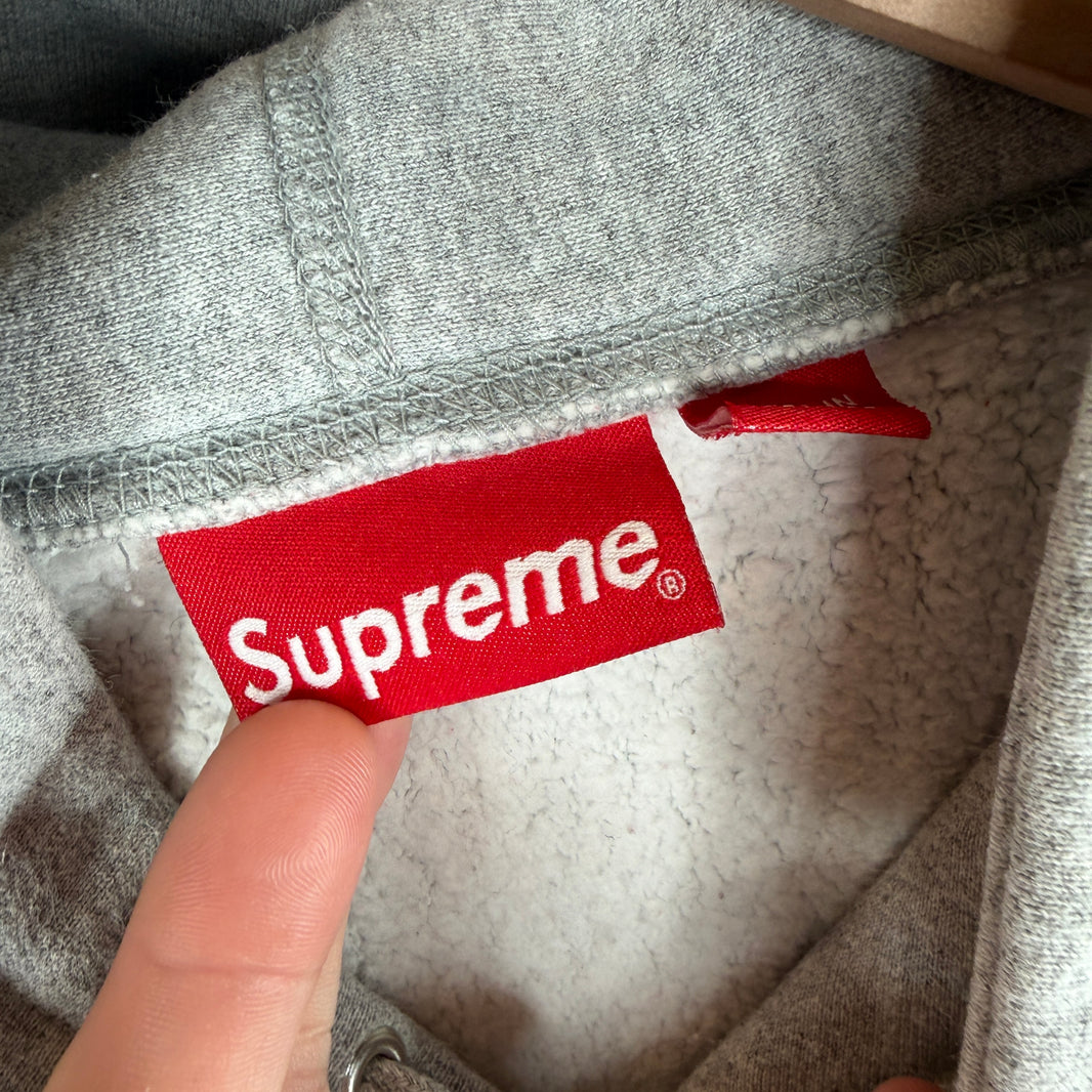 Supreme Gray Arabic Logo Hoodie