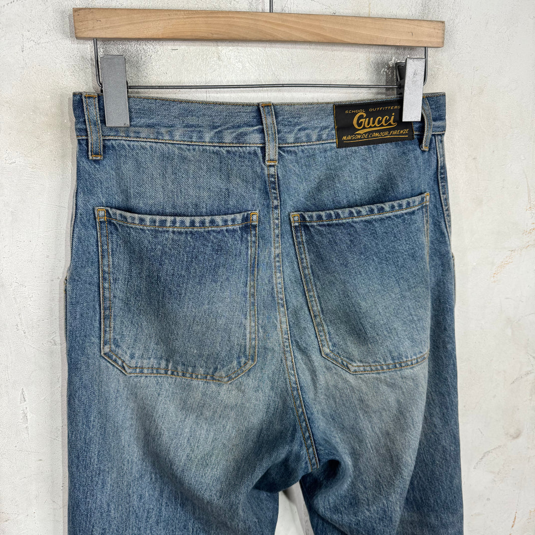 Gucci Grass Lightwash Jeans