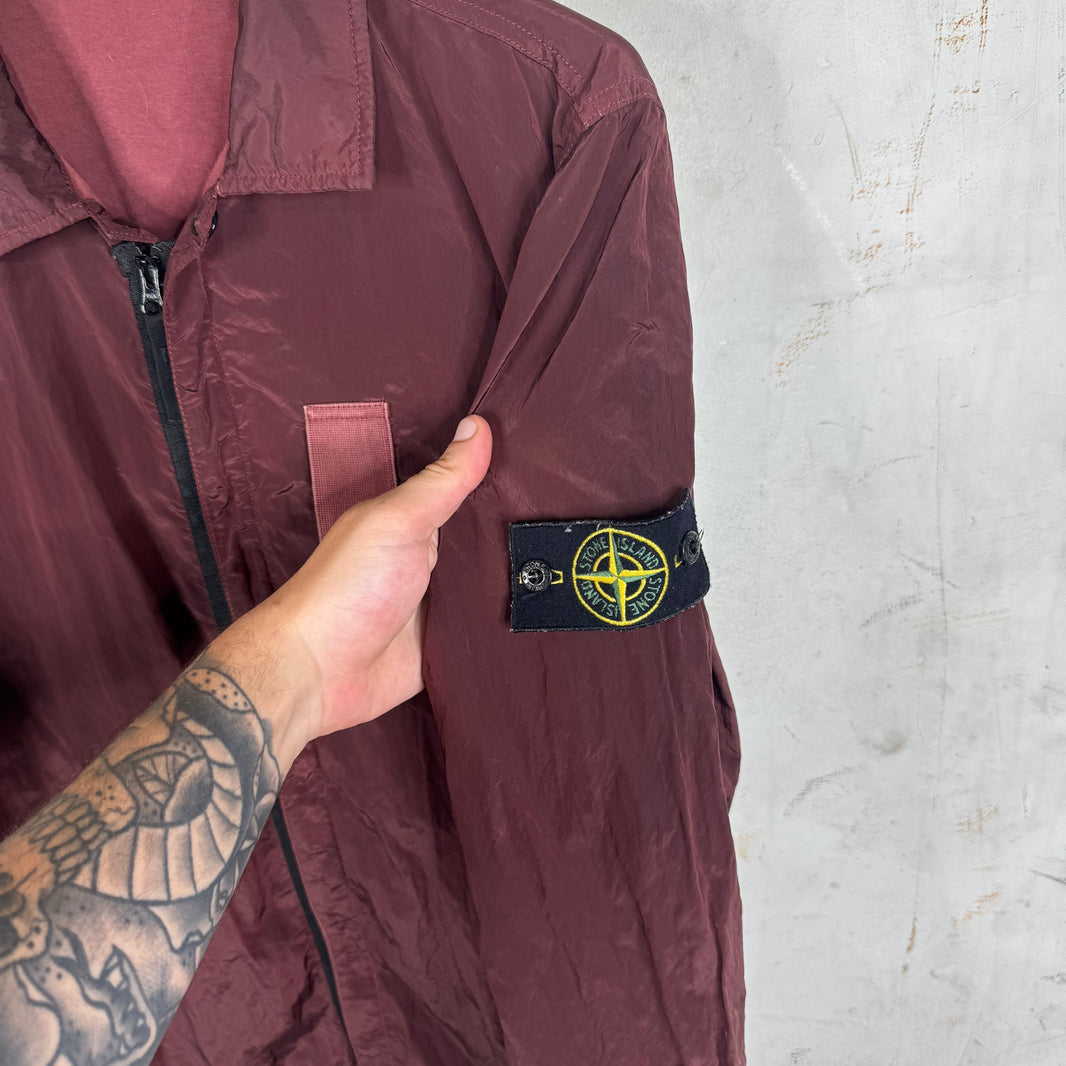 Stone Island Metallic Zipped Jacket