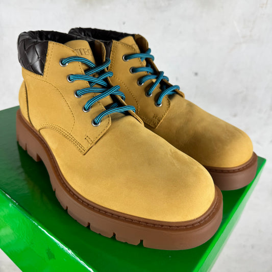 Bottega Veneta Tan Haddock Mid Boots