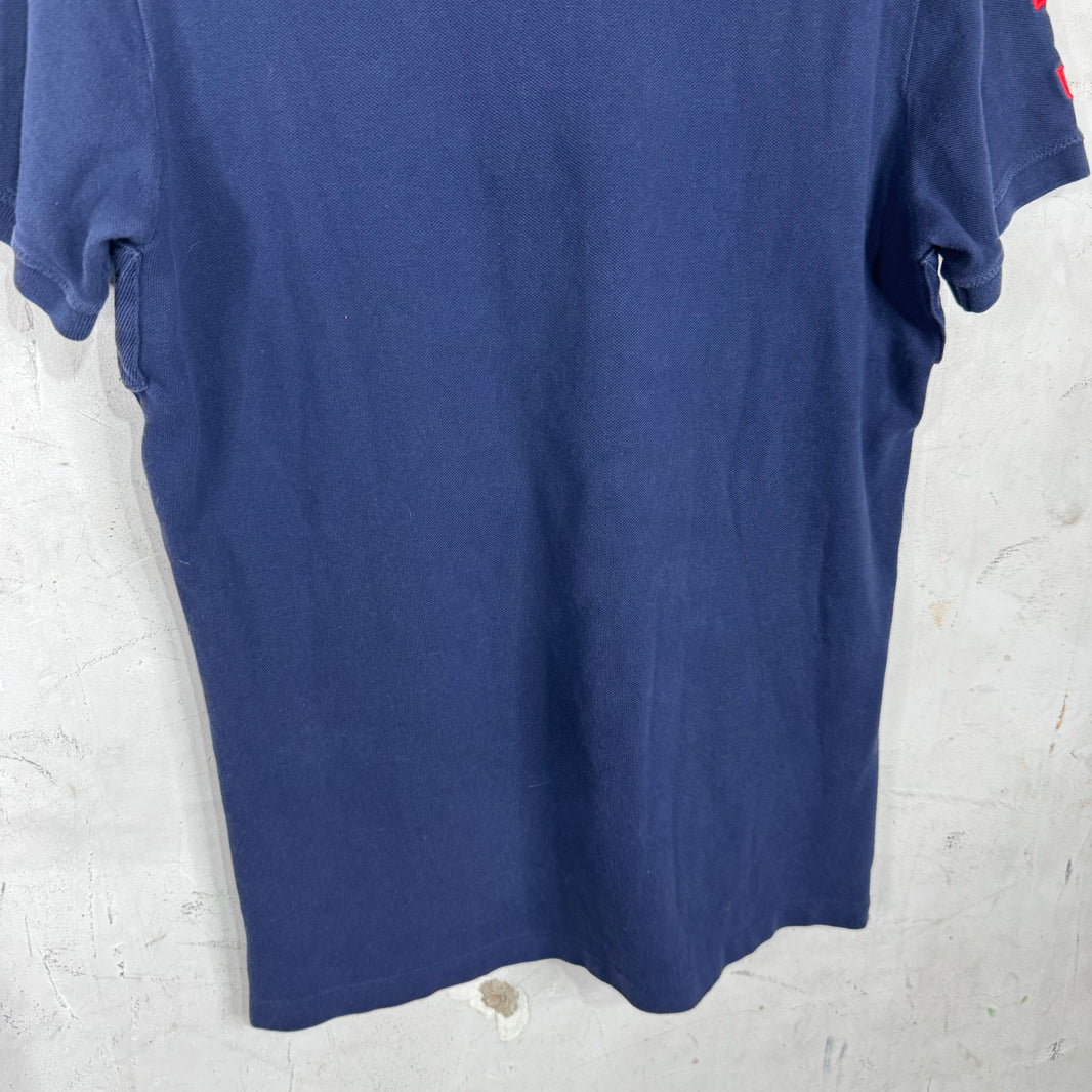 Ralph Lauren Navy White #3 Big Pony Polo