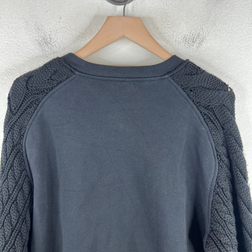 Balmain Army Knit Hybrid Crewneck