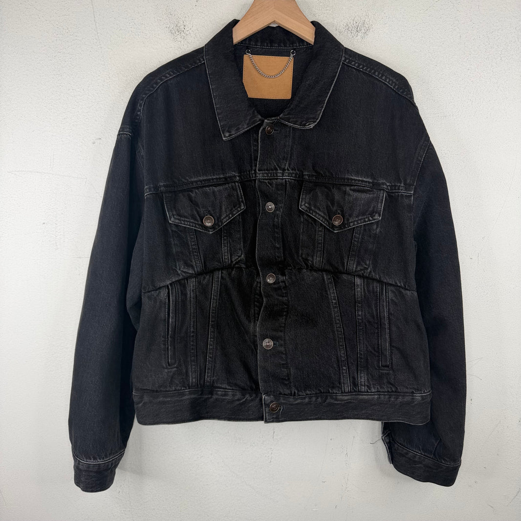 Balenciaga Black Swing Denim Jacket