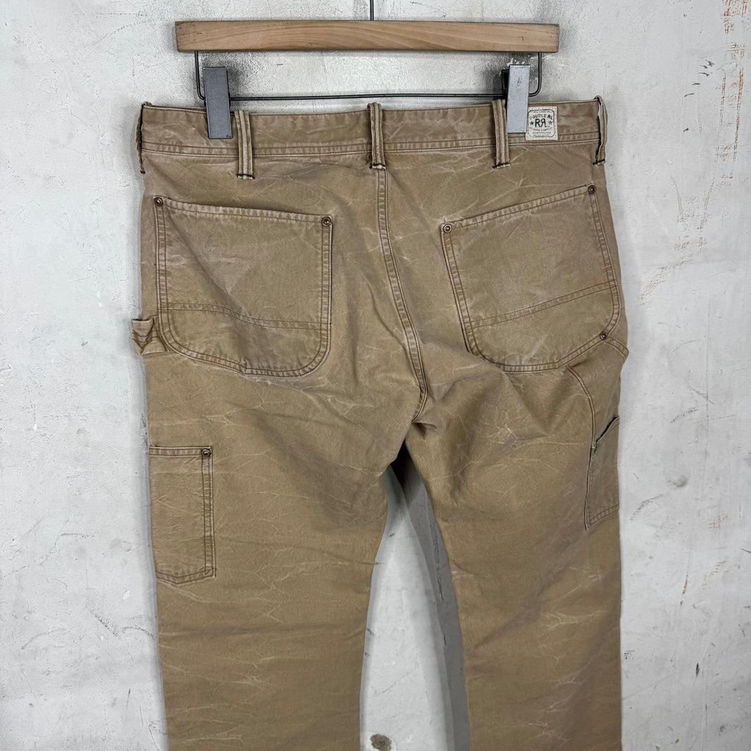 RRL Whiskered Khaki Carpenter Pants