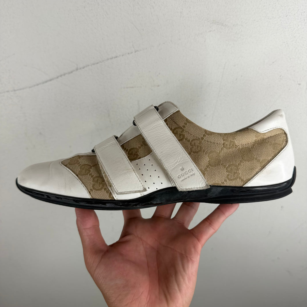 Gucci Vintage Double Velcro Guccissima Sneakers