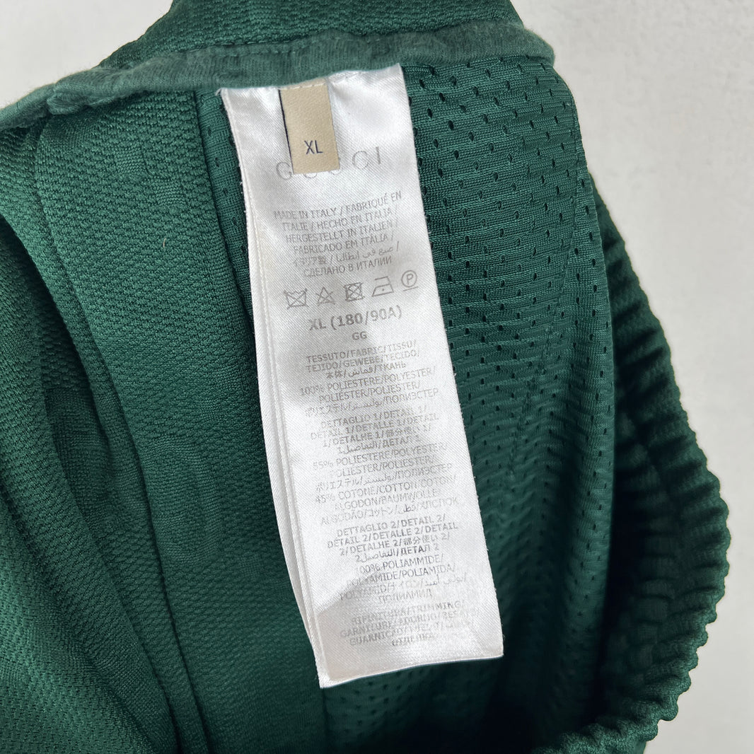 Gucci Green GG Monogram Track Pants
