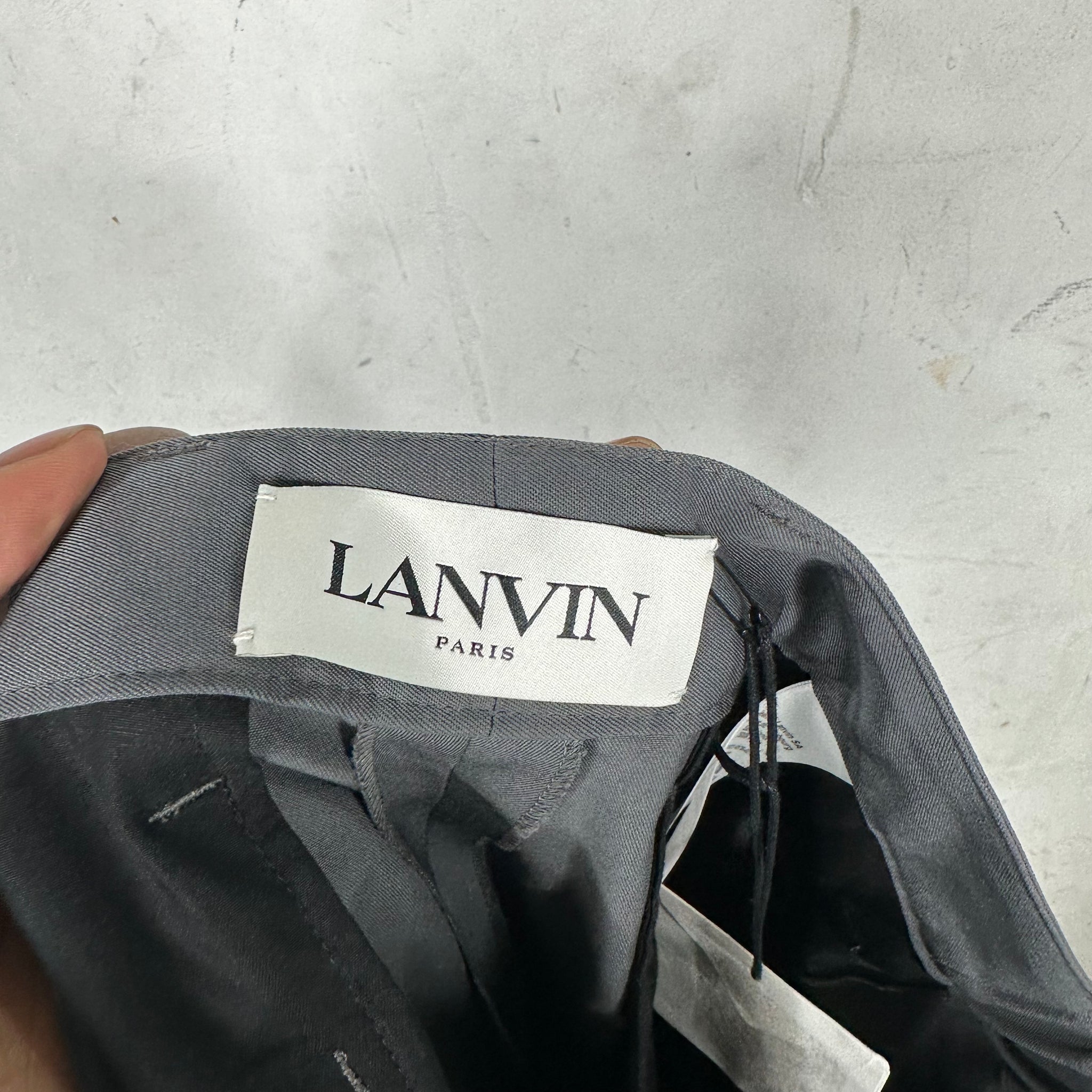 Lanvin Tapered Grey Trousers