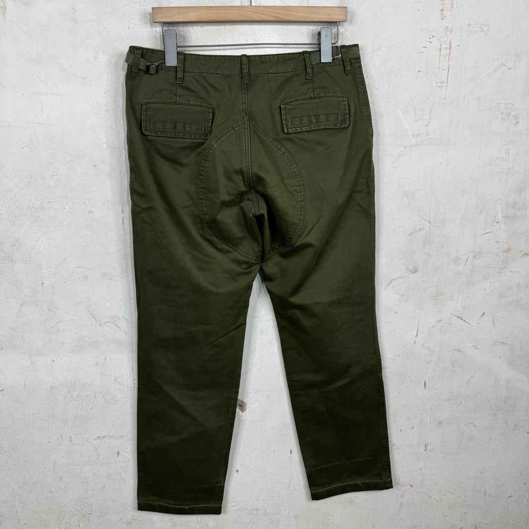 Miu Miu Olive Military Style Pants