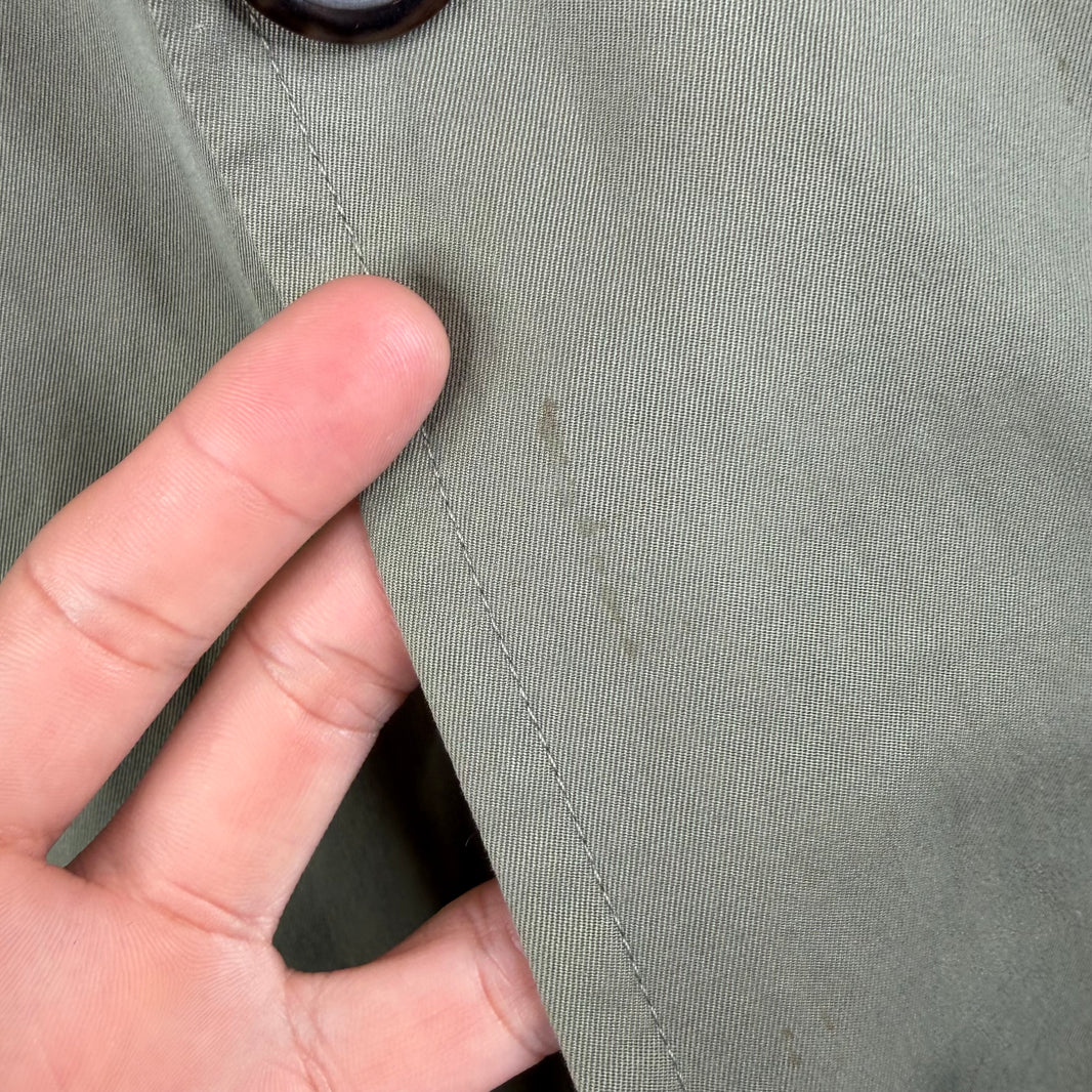 Margiela Green Trench Coat