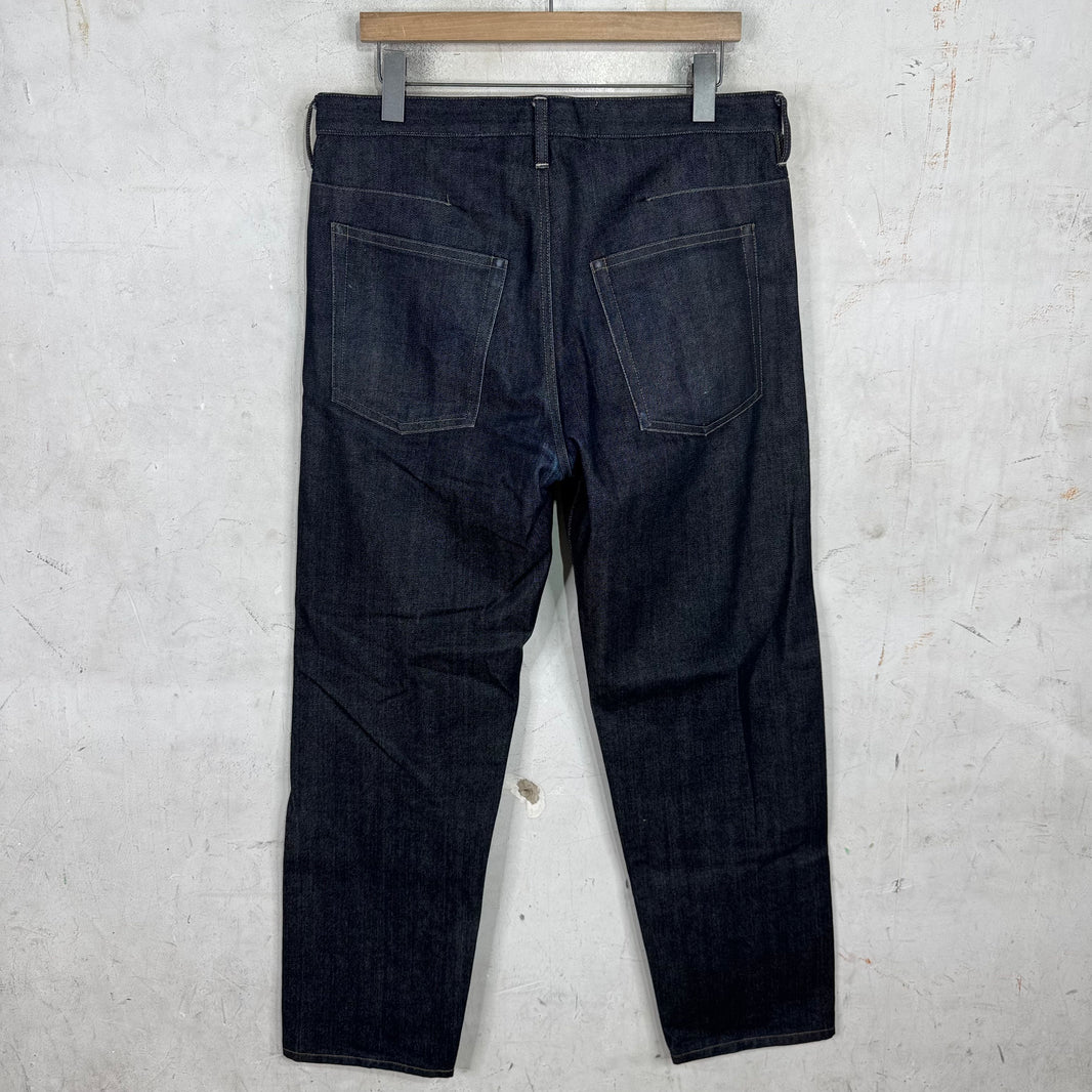 Jil Sander Button Fly Raw Denim Jeans