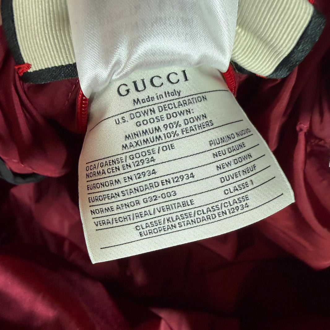 Gucci Stripe Down Puffer Jacket