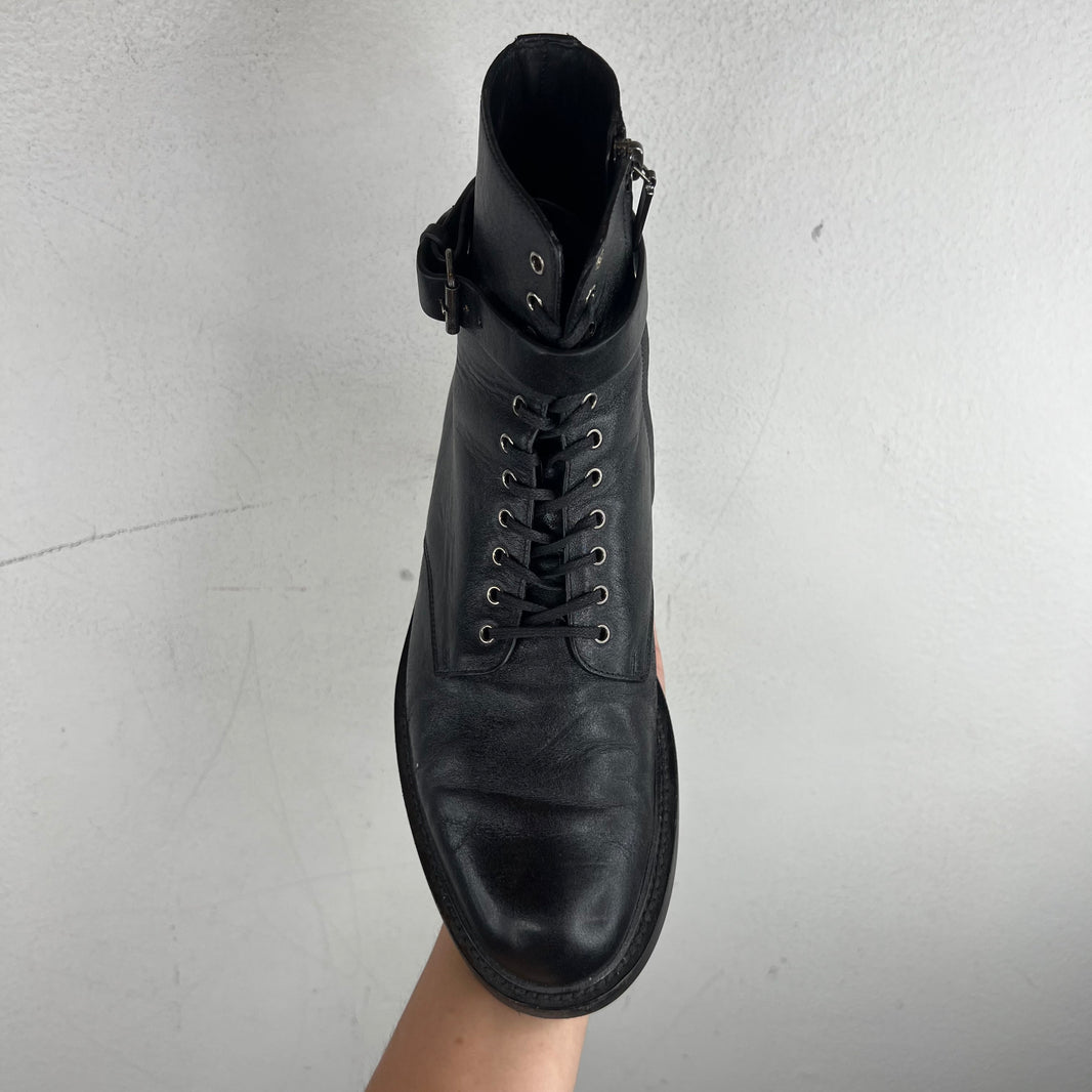 Saint Laurent Strapped Army Boots