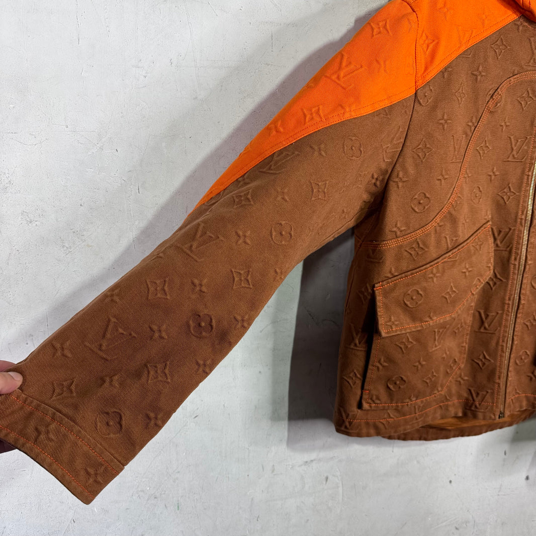 Louis Vuitton Orange Monogram Work Jacket