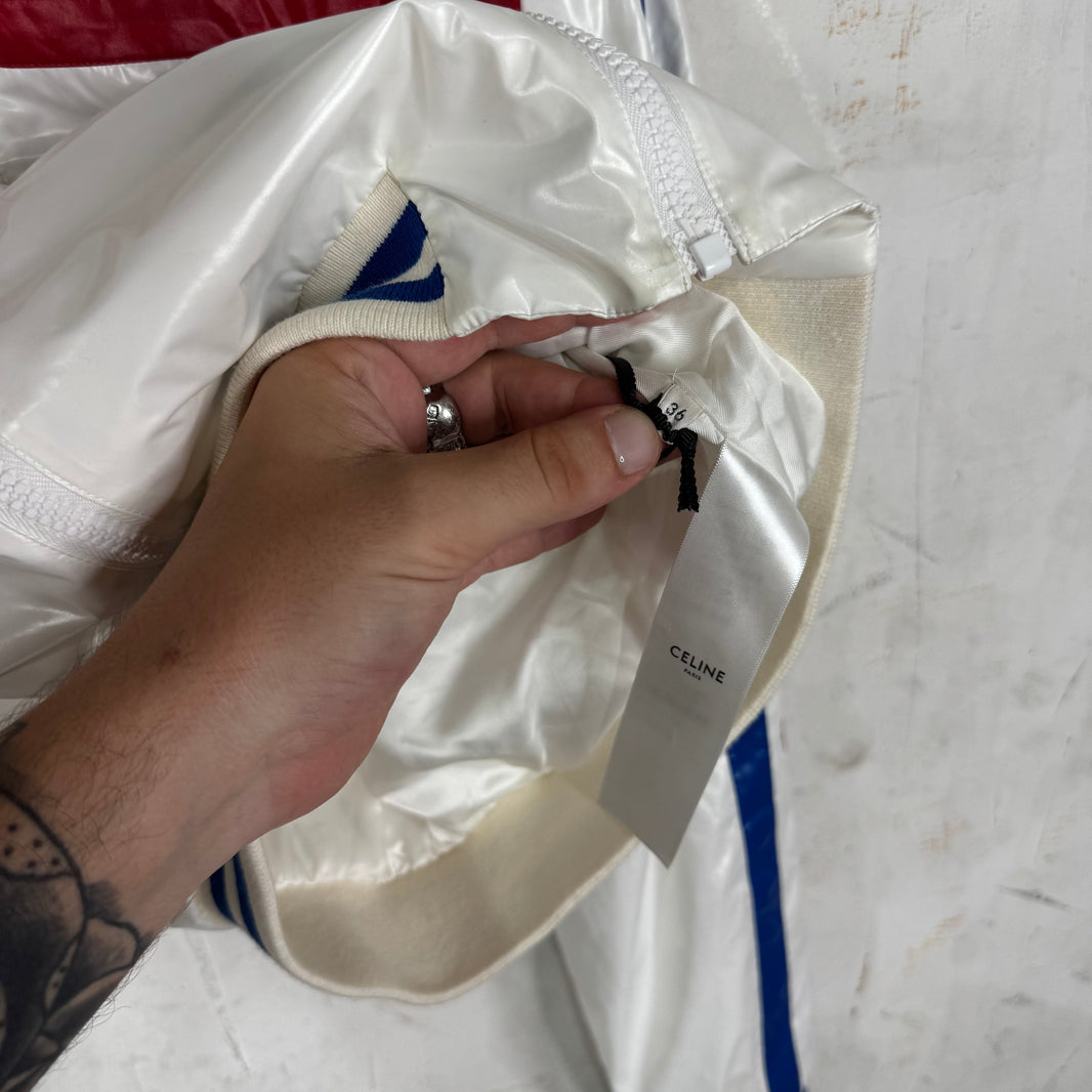 Celine Striped Nylon Blouson Jacket