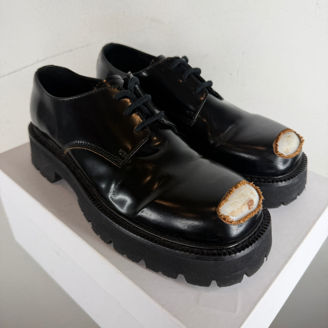 Margiela MM6 Toe Scuff Derbies