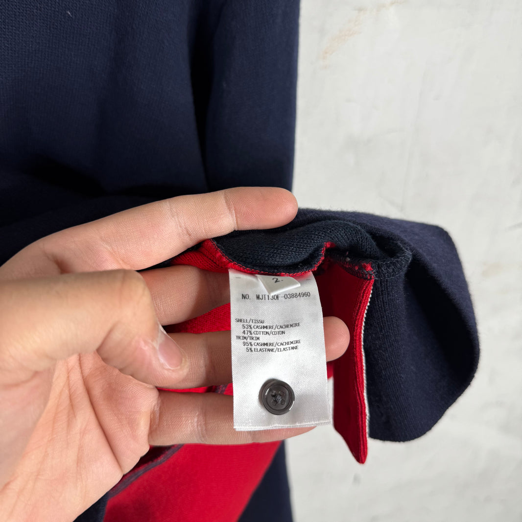 Thom Browne Barneys Two Toned Cashmere Blend Hoodie