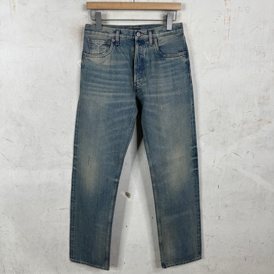 Prada Mudded Wash Straight Legged Jeans