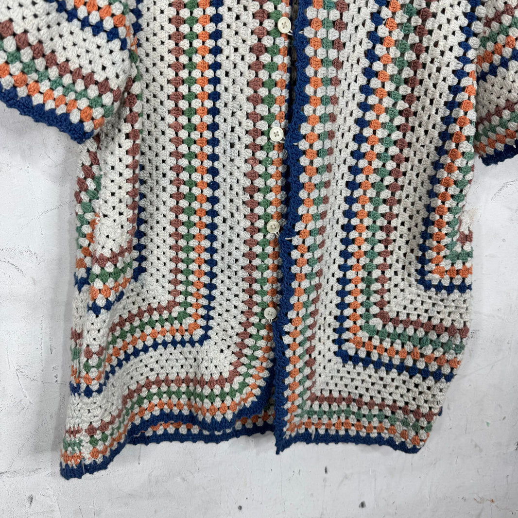 Bode Multicolor Crochet Shirt
