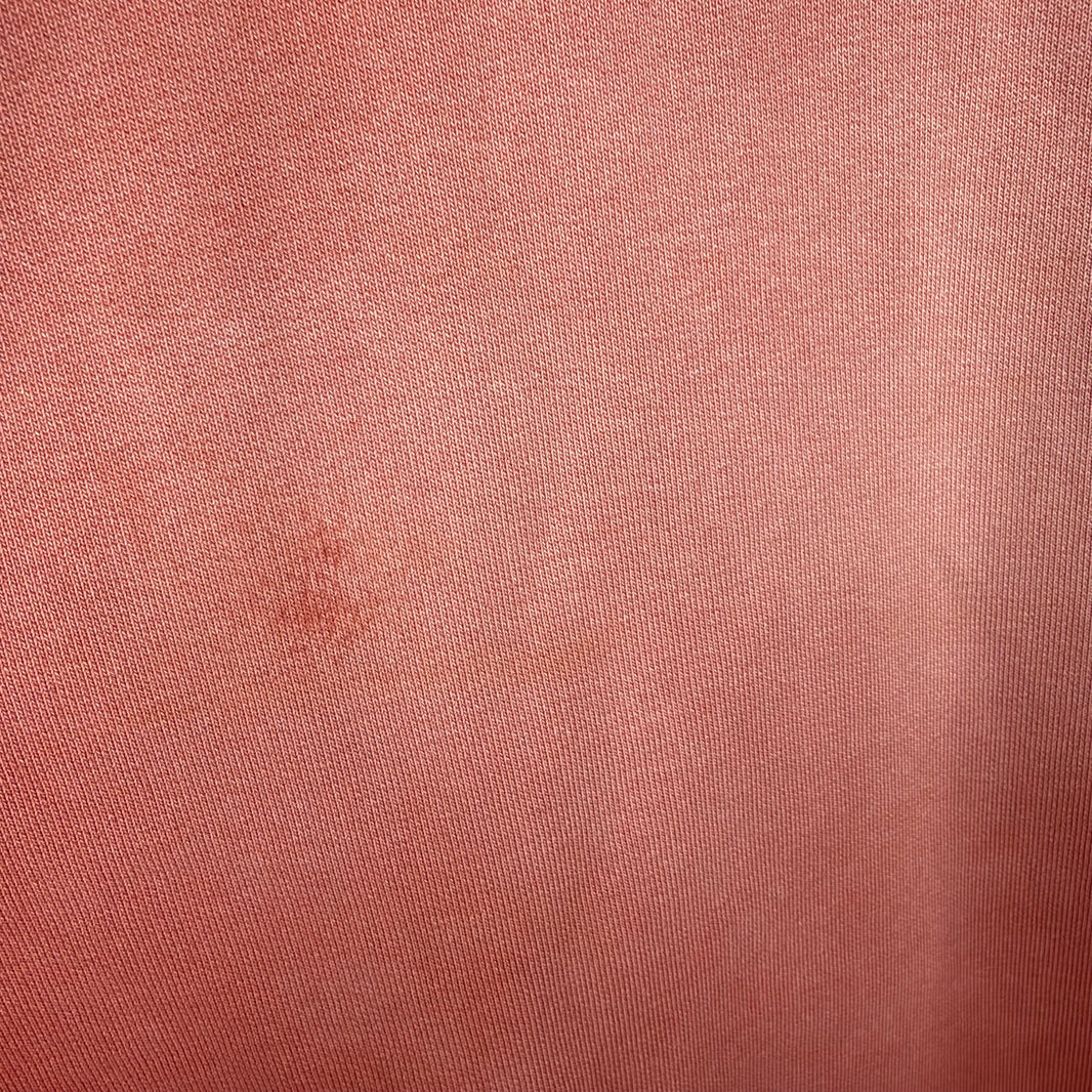 Margiela Orange Overdye Distressed Hoodie