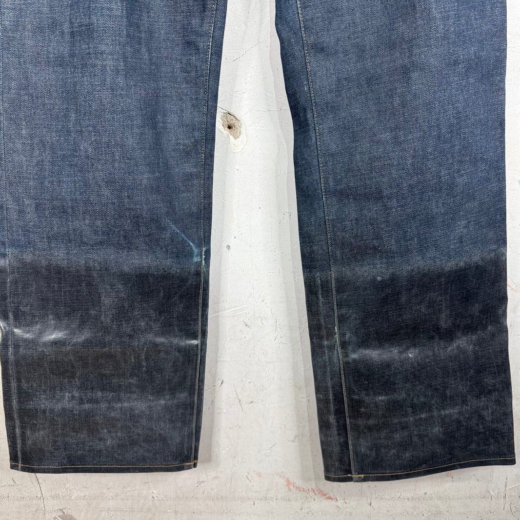 Margiela Coated Hem Selvedge Jeans