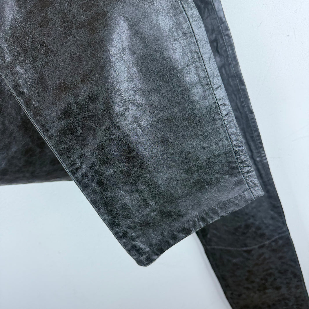 424 Paper Leather Jeans
