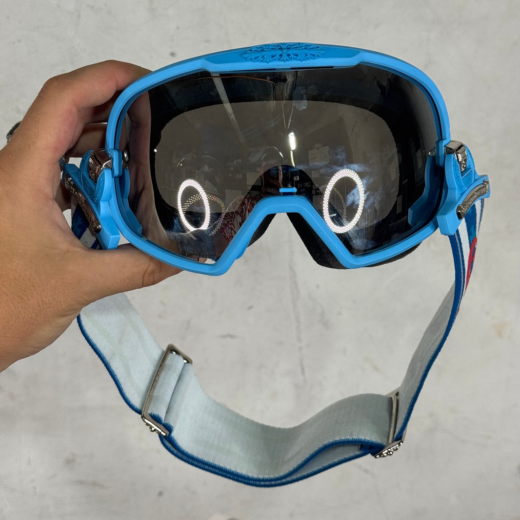 Chrome Hearts Blue Skiwear Goggles