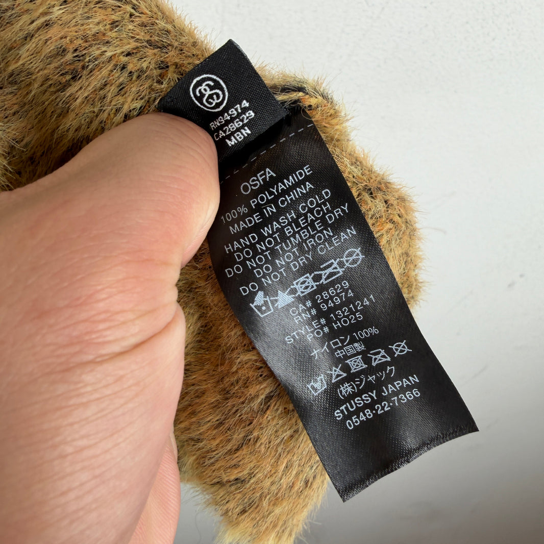Stussy Leopard Fur Beanie