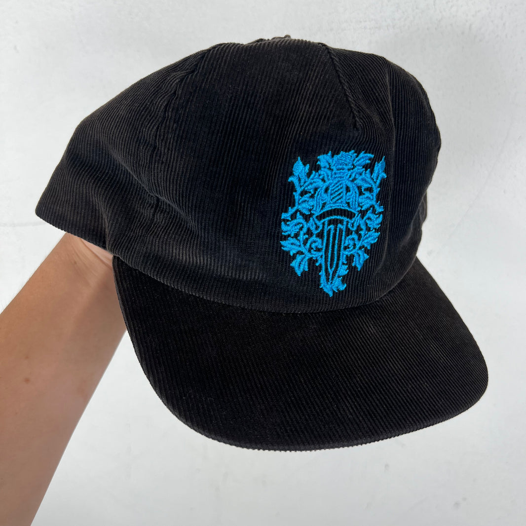 Chrome Hearts Dagger Vine Corduroy Snapback Hat