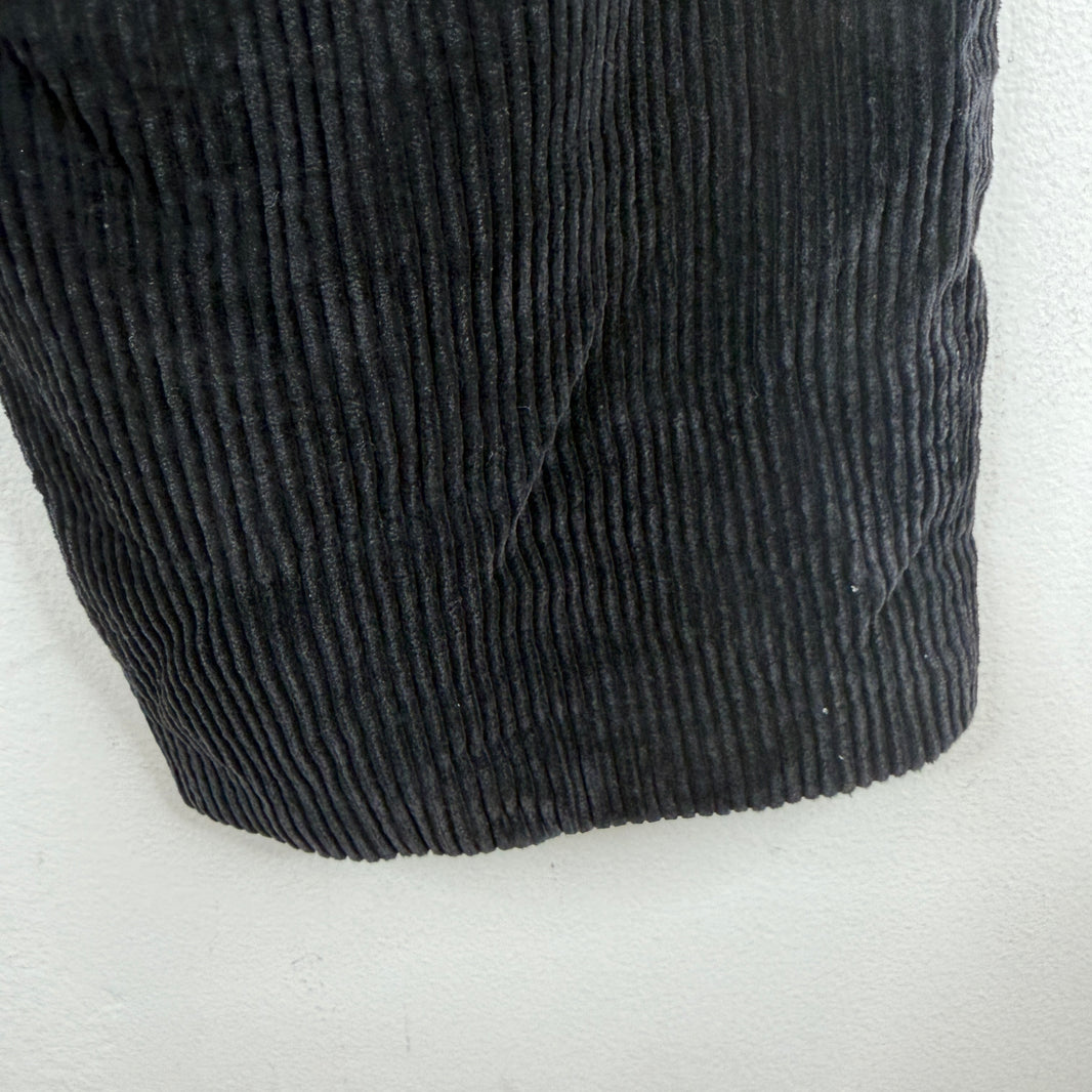 CDG Homme Black Corduroy Trousers