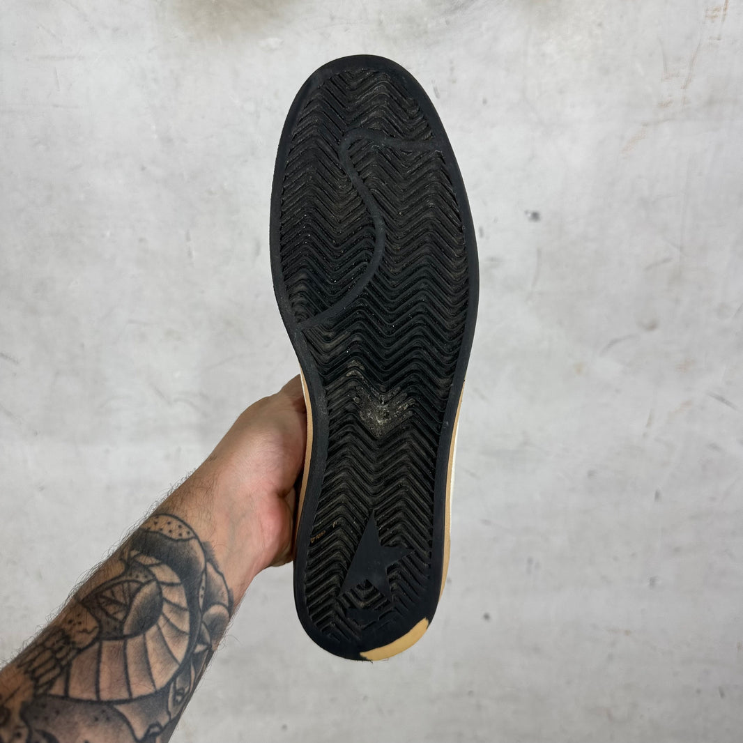 Golden Goose White/Black Ballstar Sneakers