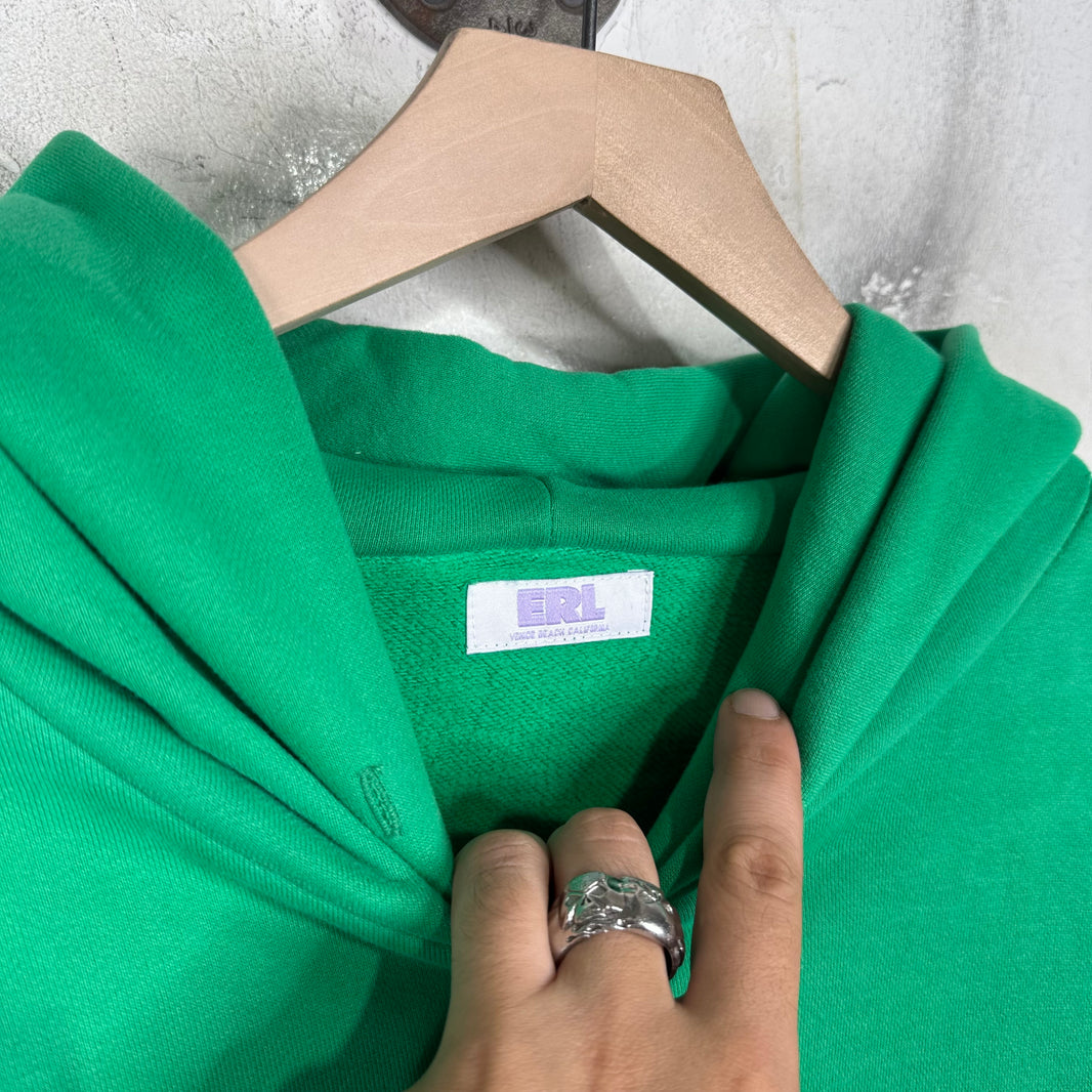 ERL Blue Green Swirl Hoodie