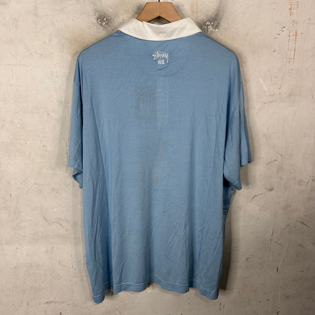 Stussy x Wales Bonner Printed Polo Shirt