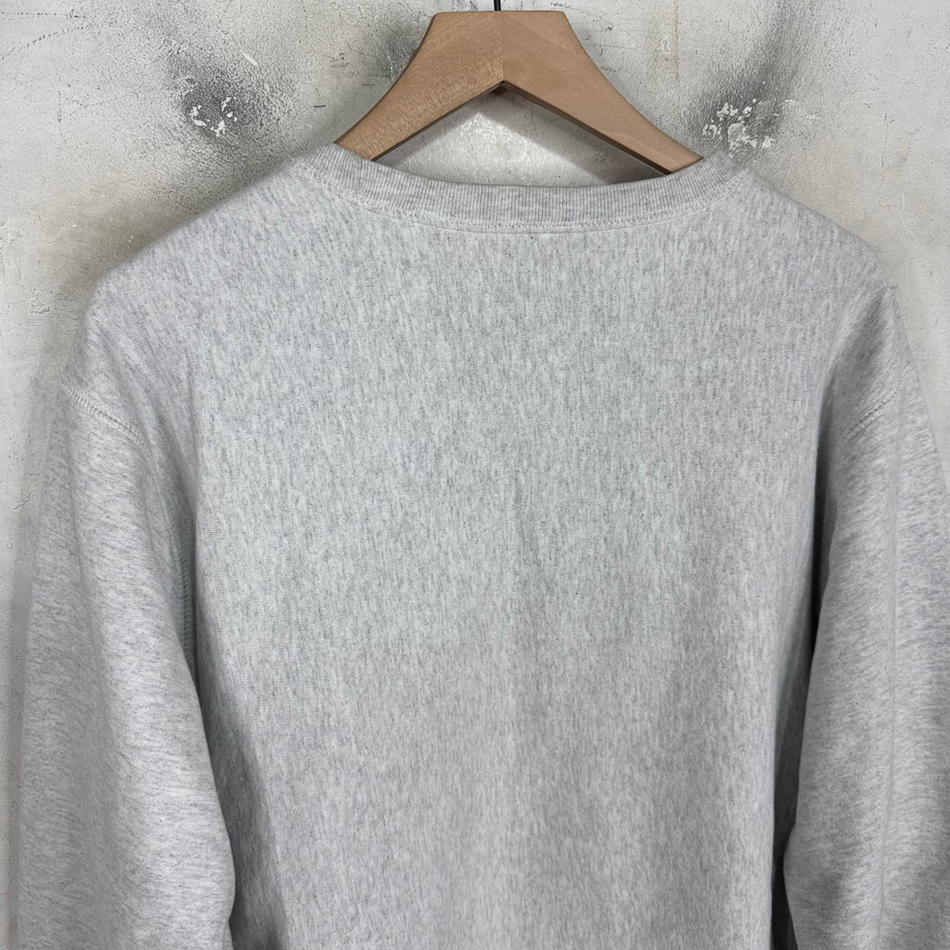 Supreme Grey Box Logo Crewneck