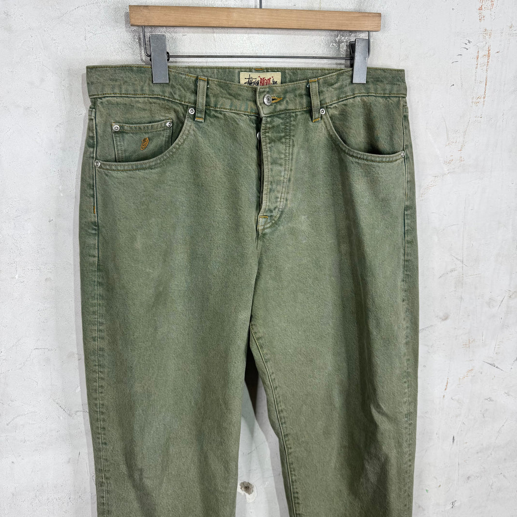 Stussy Dirty Wash Big Ol Jeans