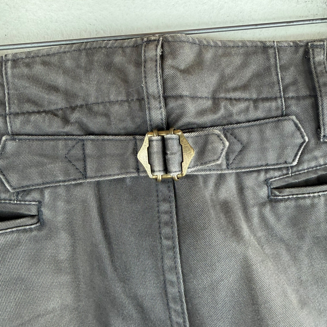 Visvim Gray Buckleback Chino Pants