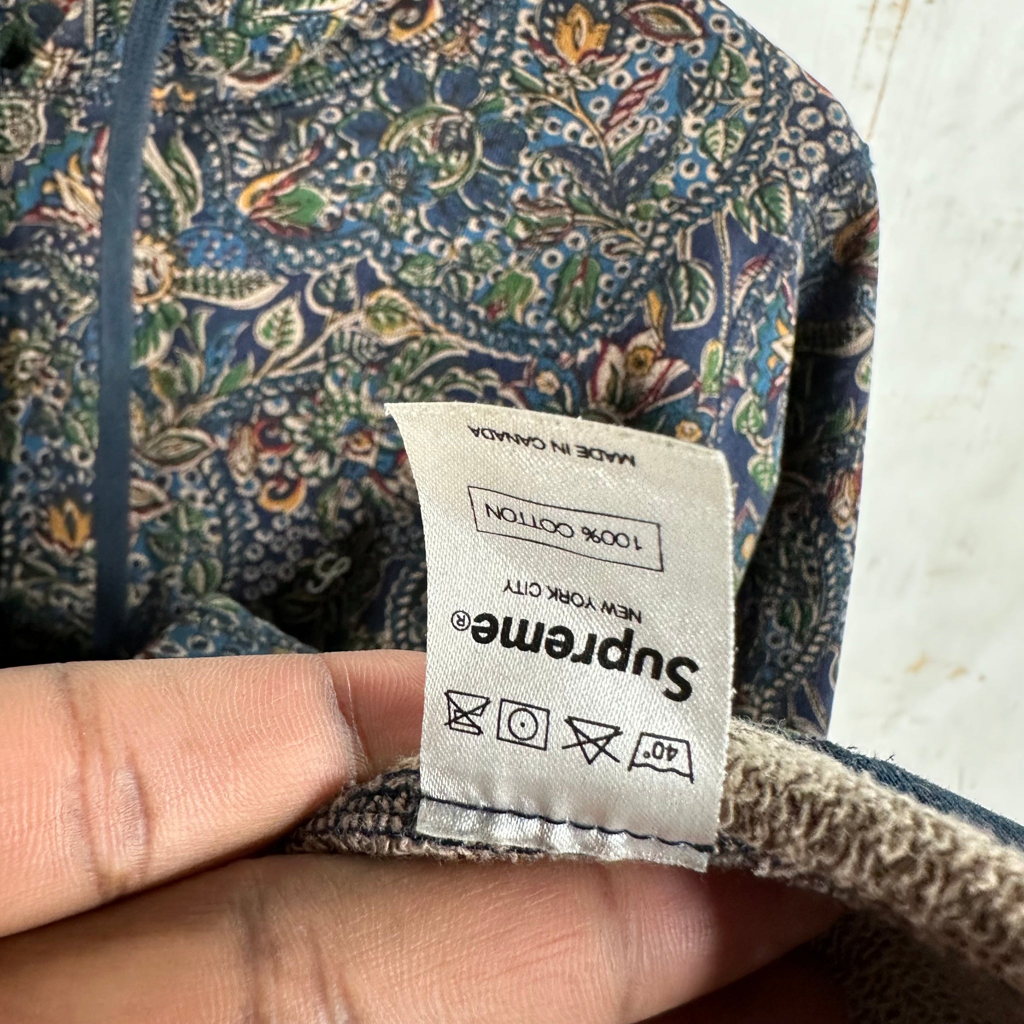 Supreme Floral Full Print Hoodie