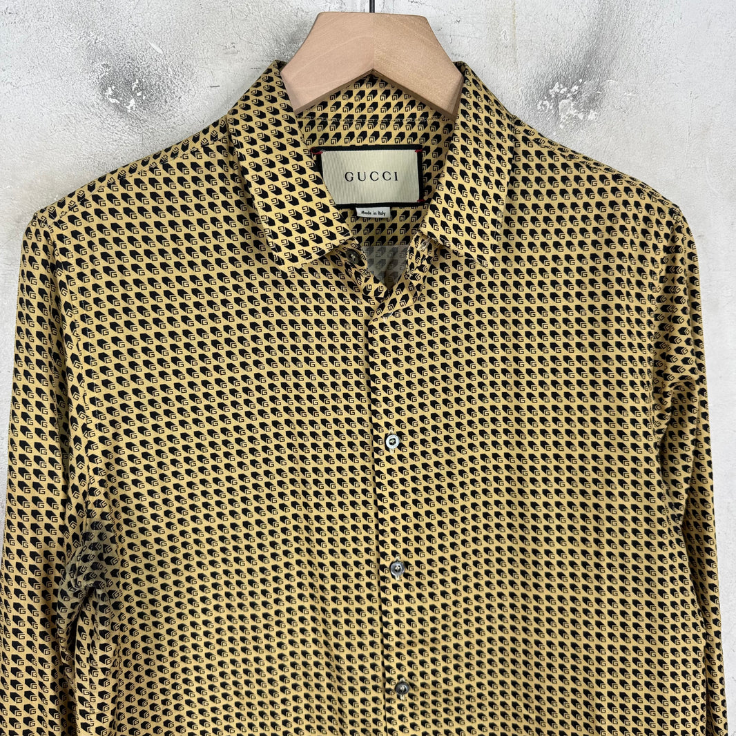 Gucci G Monogram L/S Buttoned Shirt