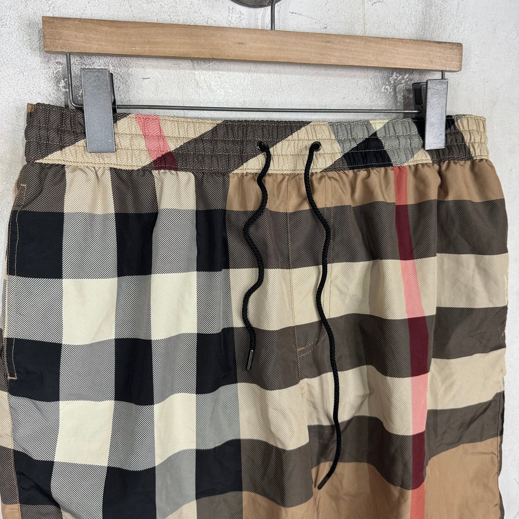 Burberry Plaid Swim Trunks