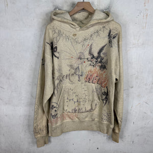 Saint Michael Dr Woo Grafitti Hoodie