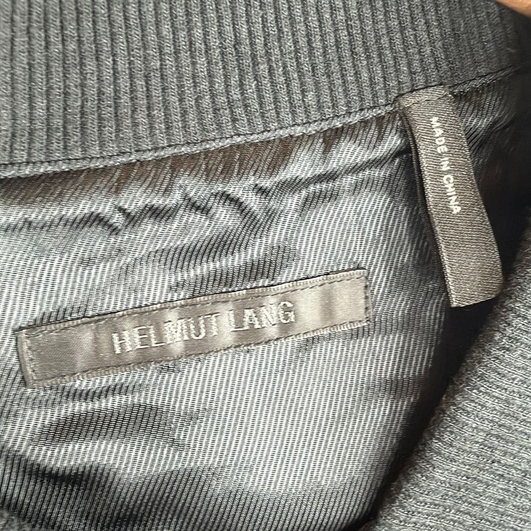 Helmut Lang Black Bomber Jacket