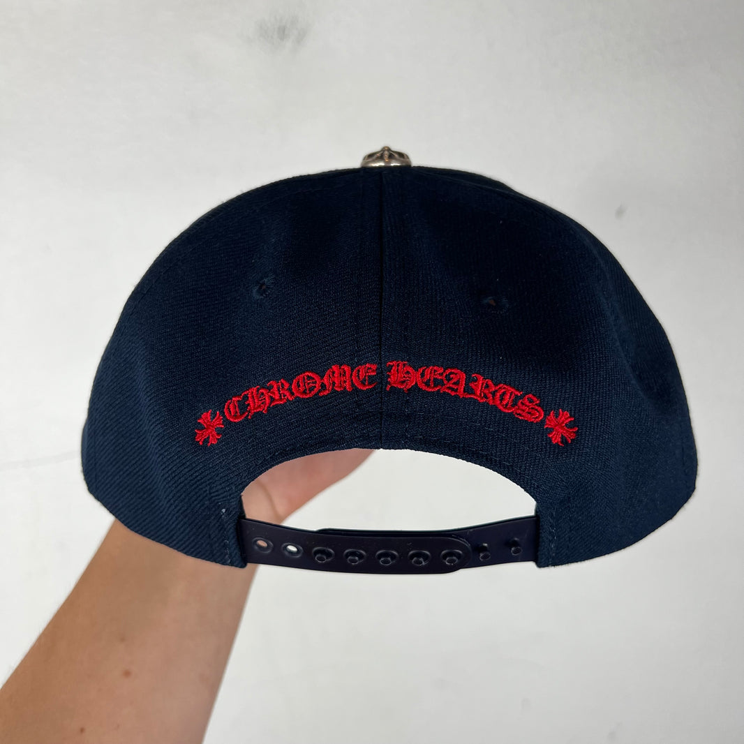 Chrome Hearts Blue/Red CH Snapback Hat