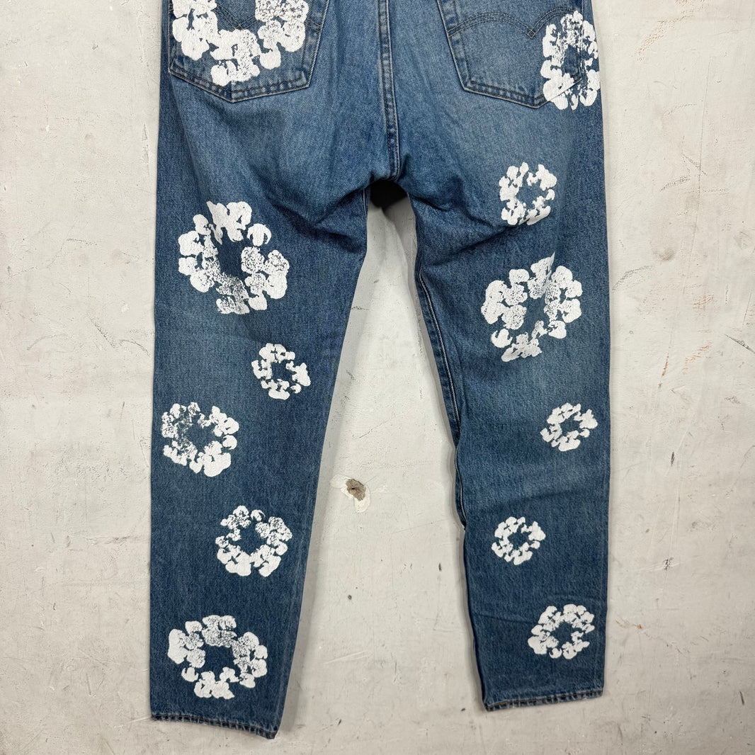 Levi’s x Denim Tears Wreath Jeans Medium Blue