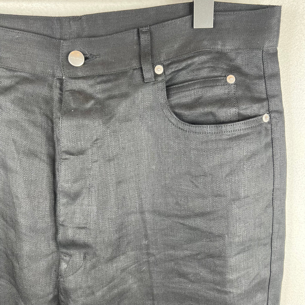 Rick Owens Linen Bolan Zipper Pants