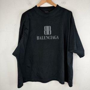 Balenciaga BB Gray/Black T-Shirt