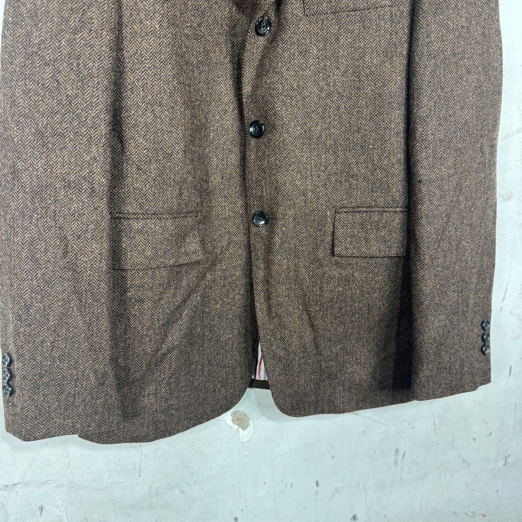 Thom Browne Dark Brown Wool Blazer